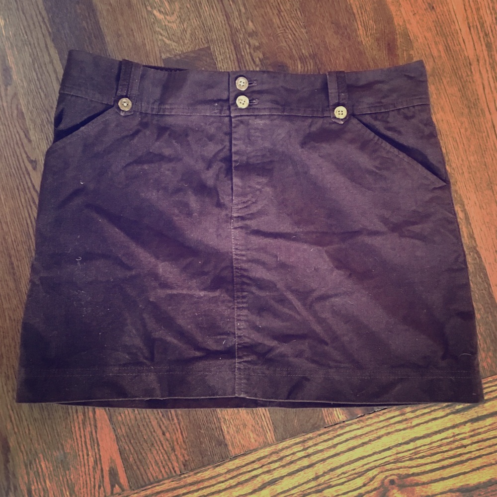 Lily Pulitzer brown Corduroy mini skirt size 6